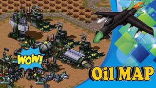 Oil Map 2 vs 2 good game Red Alert Yuri Revange  خريطة البرتول 2 مقابل 2 ريد اليرت 2 يوري  CnCNet [upl. by Laumas]