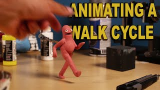 STOP MOTION TUTORIAL  Walk Cycle [upl. by Nemraciram]