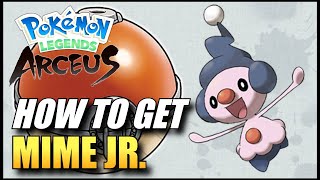 Pokemon Legends Arceus  How To Get Mime Jr  Mime Jr Location [upl. by Reste]