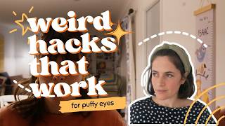 WEIRD Hacks Im Using on My Puffy Eyes  Natural Remedies that WORK [upl. by Beryl]