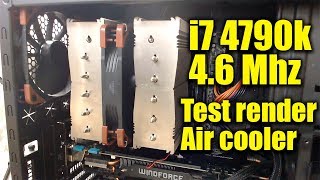 i7 4790k 4600 Mhz Overclock  NH D15S FANS INDUSTRIAL [upl. by Vogele]