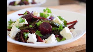 Beetroot And Feta Cheese Salad [upl. by Nylassej217]