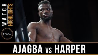 Ajagba vs Harper Highlights PBC on FS1  August 24 2018 [upl. by Klina90]