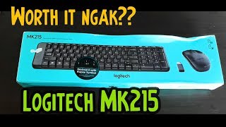 Review singkat Logitech MK215 Indonesia [upl. by Thaine]