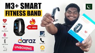 M3 Smart Fitness Band Unboxing  Darazpk [upl. by Chernow]