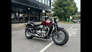 BONNEVILLE SPEEDMASTER CORDOVAN RED NEW [upl. by Brendon377]