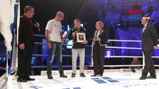 Vincent Feigenbutz gewinnt KO des Monats Ehrung [upl. by Rodina]