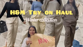 HampM Try On Haul  HampM Winter Collection 2024  HampM Winter Haul  Affordable Zara Perfume vlog [upl. by Einahpad]