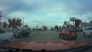 Idiot pulls out in front of 4 cars [upl. by Ttessil]