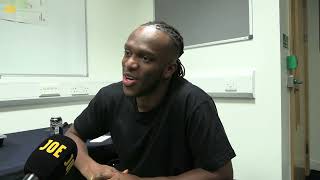 KSI Gives Update On Logan Paul After Dillon Danis Hits Him With Microphone [upl. by Auqinehs80]