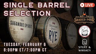 SPECIAL EVENT  Sagamore Spirits Single Barrel Selection LIVE w Special Guests [upl. by Tamah]