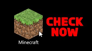 Your Minecraft may be infected with a virus CRITICAL [upl. by Annohsat]