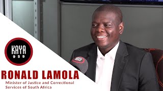 Minister of Justice and Correctional Services Ronald Lamola on the high crime rates and corruption [upl. by Olbap64]