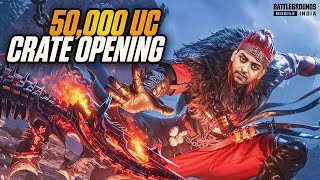 50000 UC CRATE OPENING  BGMI WITH AMAN  Road to 1 Million [upl. by Francyne]