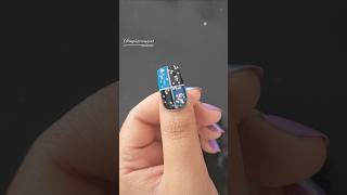 Easy glitter party wear nails art design at home like subscribe [upl. by Ferdinanda786]