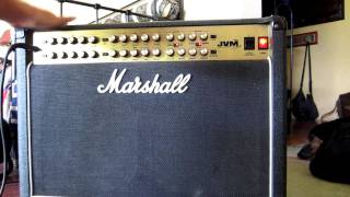 Marshall JVM410C microphonic tube symptoms [upl. by Kimberley]