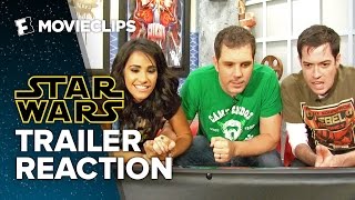 Star Wars  The Force Awakens Trailer Reaction 2015  Movie3Some HD [upl. by Adnah97]