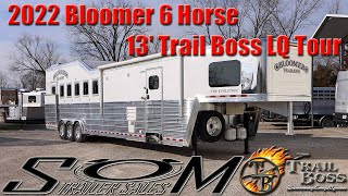 Explore the 2022 Bloomer 6 Horse Trailer  13 Living Quarters amp Advanced Features Walkthrough [upl. by Maryjo]