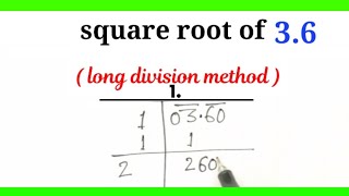 How to find square root of 36 [upl. by Nerrual710]