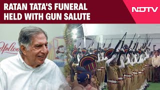 Ratan Tata Funeral  Ratan Tatas Funeral Held With Gun Salute [upl. by Charpentier]