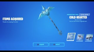 Buying Frozen Gear Bundle in Fortnite Item Shop [upl. by Ashraf807]