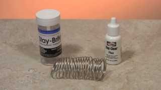 Home Solder Kit Jewelry Stay Brite Soldering [upl. by Hasin]