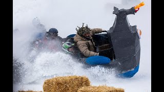 Cardboard sled race at Winterfest 2019 [upl. by Saint173]