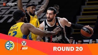 Maccabi Virtus  Round 20 Highlights  202324 Turkish Airlines EuroLeague [upl. by Ojibbob]