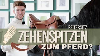 Fußspitzen zum Pferd  Wie Du besser sitzt [upl. by Acira403]