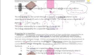 ES203 Lec 62 Inductors and Capacitors [upl. by Wiburg]