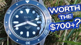 NEW Baltic Aquascaphe Titanium 300m Dive Watch  Worth the Price  Full Hands On Review [upl. by Leoj]