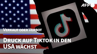 Druck auf Tiktok in den USA wächst  AFP [upl. by Giamo]