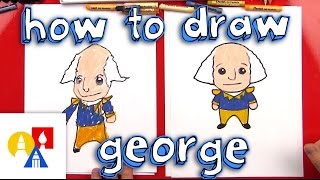 How To Draw A Cartoon George Washington [upl. by Joachima594]