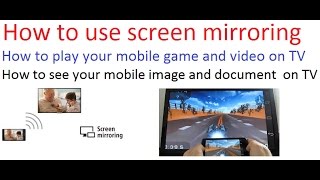 screen Mirror Redmi mobile Xiaomi to sony Bravia TV how to use screen mirror feature of TV [upl. by Izawa149]