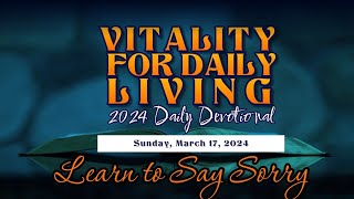 Vitality For Daily Living  Sunday 17th March 2024  Prophet Daniel Agyarko Afari [upl. by Fionnula]