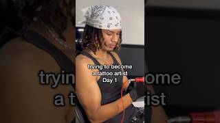 ASMR Practicing Tattooing Day 1 ✍🏽 asmr tattoo tattooartist asmrsounds asmrvideo kobe day1 [upl. by Eerized501]