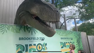 Brookfield Zoo Dinos Everywhere [upl. by Ehrenberg]