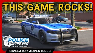 AN ACTUALLY GOOD POLICE SIM  Police Simulator Patrol Officers [upl. by Anelys]