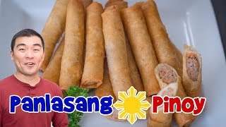 Panlasang Pinoy Lumpia Recipe Remake  Makeover of Oldest Lumpia Video [upl. by Rot]