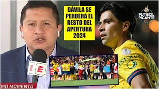 PÉSIMA NOTICIA para el América Víctor Dávila FRACTURADO Se PIERDE temporada  Futbol Picante [upl. by Ahsal876]