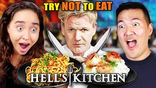 Try Not To Eat  Hells Kitchen 3 Spaghetti amp Lobster Smoked Enchiladas Raj’s Pizza [upl. by Torie92]