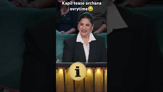 Kapil tease archana everytime 😅 shorts ytshots funny kapilsharma comedy 😂😂 [upl. by Dallas]