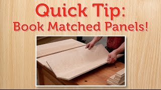 Book Matched Panels Quick Tip [upl. by Prud]