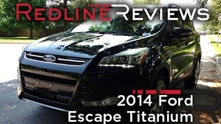 2014 Ford Escape Titanium Review Walkaround Exhaust amp Test Drive [upl. by Liris]