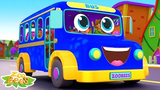 Roues sur le Bus Préscolaire Chanson  Plus Véhicules Rimes pour Enfants [upl. by Earehs535]