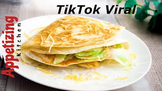 Worlds easiest Tortilla Wrap Sandwich with chicken  Quick and easy snack [upl. by Attevroc]