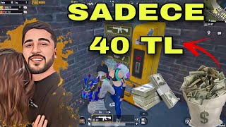 GEBLO İLE AYŞO SADECE 40 TLYE HAYATTA KALMAYA ÇALIŞTI ÇOK ZORLANDIK PUBG MOBİLE [upl. by Knowland]