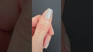 Silver Glitter NailArt By Lynn  quotStarshinequot BeautyGARDE Manicure Tutorials [upl. by Ahsinev953]