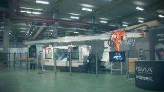 ABB Robotics  5 axis robot on linear gantry  in action [upl. by Nylteak]