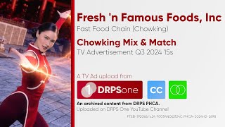 Chowking Mix amp Match Lucky Combos TV Ad Q3 2024 15s Philippines CCST [upl. by Ekram]